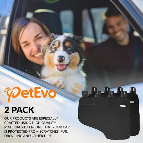 (2026 Version-2X Extra Durable Premium Interior Car Door Protector from Dog Scratches - Pet Car Window Protector Door Covers - Waterproof Anti-Scratch, Scratch Resistant, Size 27 x 22