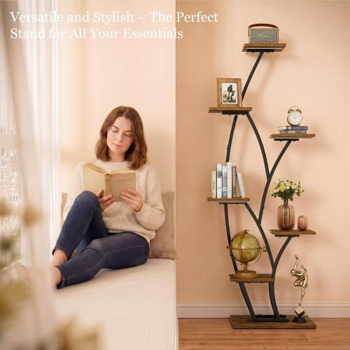 Plant Stand Indoor with Grow Light - Lighted Indoor Plant Shelf Tall 2 Pack