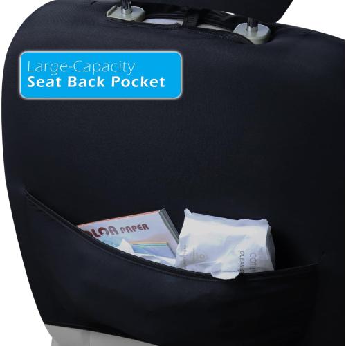 Champlus Car Seat Covers, Durable Breathable Mesh 2 Front Seat Covers, Universal Fit Automotive Sedan Cars, SUVs, Trucks, Mini Vans, Airbag Compatible, Easy to Install