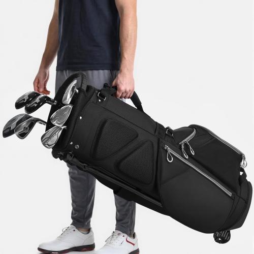 GoHimal Lightweight 14-Way Golf Stand Bag for Men & Women | Durable Club Bag, Dual Straps, Multiple Pockets, Rain Hood Included