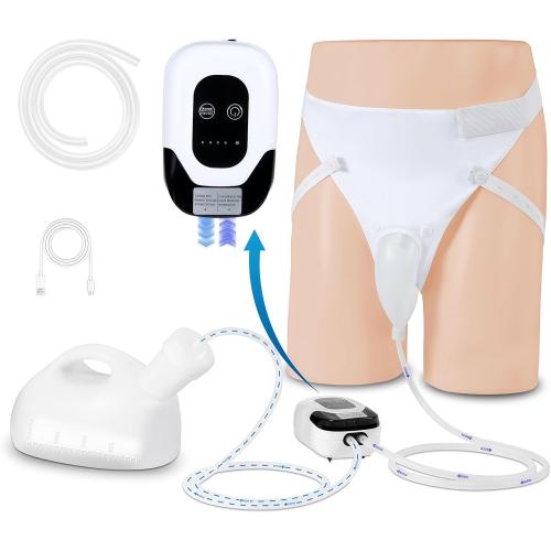 2025 Intelligent Female Electric Urinal with Non-Invasive Sensitive Sensor Technology for Automatic Start, Bed Rest Anti-Leakage Design, 2000mL Large Capacity, 6.5 ft Catheter