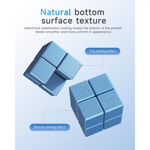 YOOPAI Cold Build Plate for Bambu Lab X2D/P2S/A1/X1C/P1P/P1S/X1E, Blue | 257x257mm, Double-Sided Room-Temperature Printing, UltraTack Coating High Adhesion Low-Temperature Printing