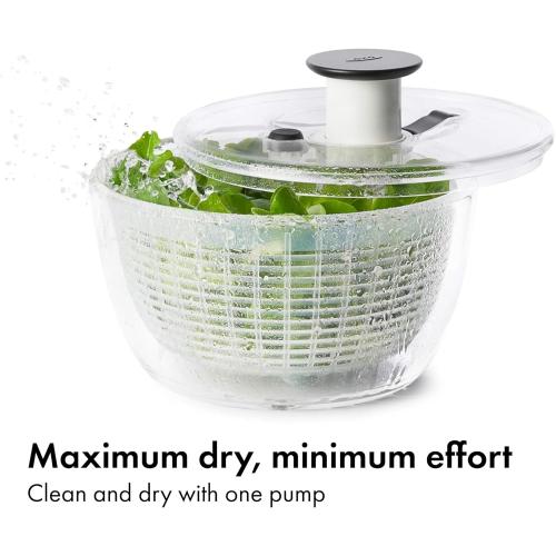 OXO Good Grips Little Salad & Herb Salad Spinner, Fruit Washer and Lettuce Spinner
