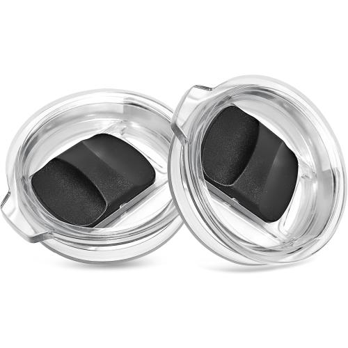 Tumbler Lids for YETI 6 oz/ 8oz/ Stackable Mug & Yeti Rambler 10 oz Tumbler Lid, MagSlider Lids for Yeti Espresso/Coffee Mug 6oz, Replacement Lid for Ye-ti Rambler 10 oz Wine Tumbler (4 Pack)