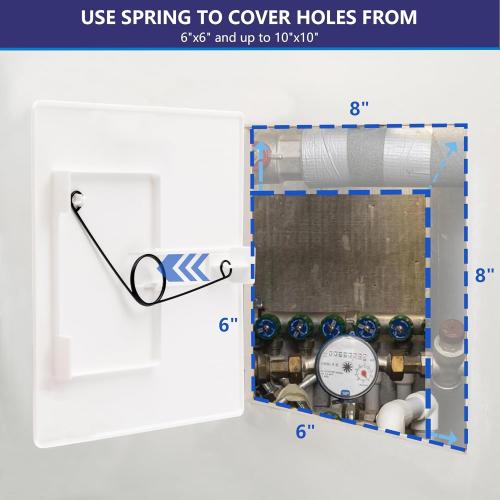 Access Panels Spring-Fit 8x8 (External 10x10) Square