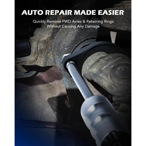 OMT Inner CV Axle Puller Tool Set with 5/8-18 Slide Hammer & Adapter | Inner CV Joint Removal Tool Kit | Front Wheel Drive Axle Puller Set Compatible with Taurus Sable FWDs from 1986 to 2021