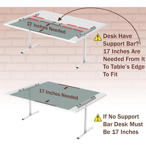 Large 23.6 Inch Under Desk Drawer Slide Out, Pencil Drawer, Undermount Desk Drawer, Under Counter Drawers, Attachable Desk Drawer, Drawer For Under Desk, Undermount Drawer, Under Desk Pull Out Drawer