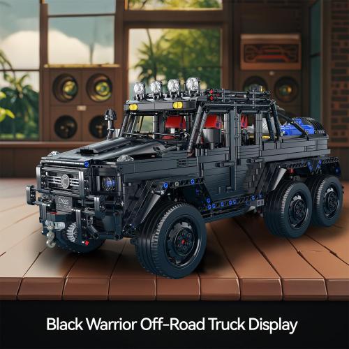 Chodia Wrangler 6×6 Pickup Cars Truck Building Kit,1:8 Scale Vehicle Toys Moc Model with Switchable Off Road/Urban Modes & 3-Speed Birthday for Adults,Boys,Men,Teens 14 (3224 PCS)