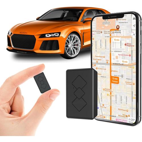 Mini Car GPS Tracker for Vehicles,Portable Real Time Magnetic GPS Tracking Device,No Subscription Required/No Monthly Fee Full Global Coverage Location Tracker for Kids,Dogs,Trucks