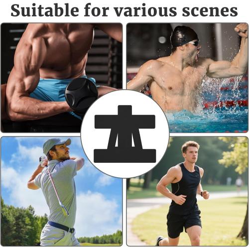 15 Pcs Precut Kinesiology Tape for Shoulder，Shoulder Tape for Shoulder Pain Relief Pre Cut，Waterproof, Breathable, Hypoallergenic Athletic Tape for Support and Protection(Black)