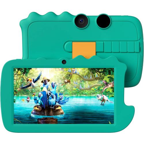 ATOZEE Kids Tablet, Toddler Tablet, 7 Tableta for Boys Girls, 32GB Android 12 Tablet, 4GB RAM WiFi Dual Camera IPS Safety Eye Protection Screen, Parental Control APP, Latest Model Kid Tablets