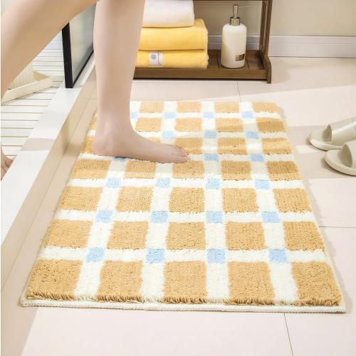 GIB Bathroom Rugs 32x20, Extra Soft Absorbent Bath Mat for Bathroom Floor