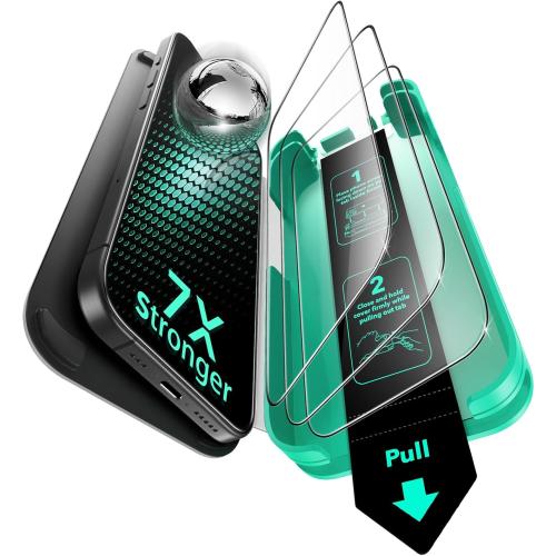ESR 3 Pack for iPhone 16 Pro Max Screen Protector, Armorite