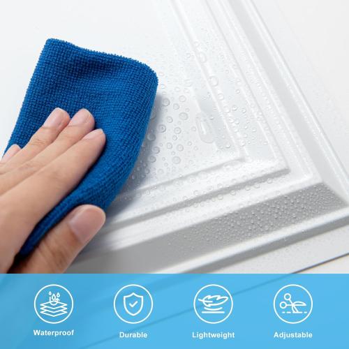 Art3d Drop Ceiling Tiles 48x24, Decorative PVC Ceiling Panels, Waterproof Rustproof and Durable 12-Pack, Glue Down, Rectangular White