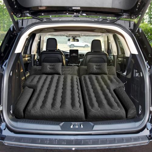 Umbrauto SUV Air Mattress for Car Camping, Leakproof & Quick Inflation Sleeping Airbed, Fits Most Compact, Mid-Size & Full-Size SUV Trunks for Road Trip Travel