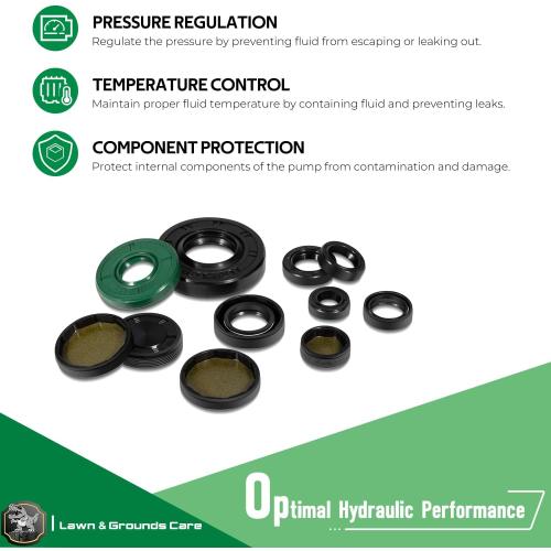 72994 Transaxle Seal Service Kit for Hydro-Gear ZT-2800 ZT-3100 ZT-3200 and ZT-3400 Rebuild, Charge Pump Gerotor Seal Part, 30-piece set