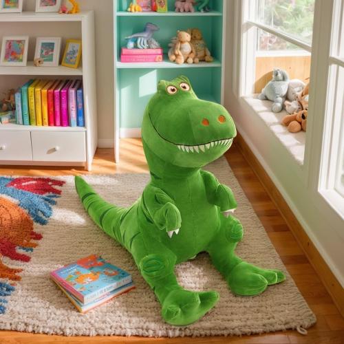 GREEN SOFT Wemi TIPINOICE Cute Dinosaur Stuffed Animal Toys Soft Dino Plush Doll T-Rex Tyrannosaurus Dinosaur Figure Green 21