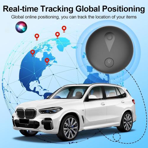GPS Tracker for Vehicles, No Subscription or SIM Required(iOS Only), Hidden Vehicle Locator, Magnetic Waterproof, Accurate Tracking, 365-Day Battery Life,(F18B)