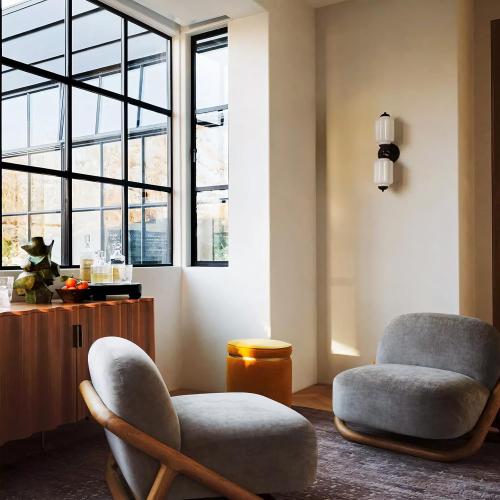 Vintage Milk Glass Bathroom Vanity Light - 2-Light Wall Sconce with Brass Finish Base & Green Glass Shade - Wall Sconce Lighting for Mirror, Kitchen, Living Room, Gallery (Bulbs Included) (white)