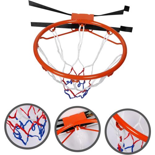 Basketball Hoop for Training Solid Rim Basketball Net for Adults Lightweight and Durable Design No Drilling Required for Family Practice
