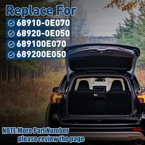 Electric Rear Tailgate Liftgate Struts Shock Compatible with 2021 2022 2023 Highlander Power Liftgate Actuator Replace for 689100E070,689200E050(Driver & Passenger Side)