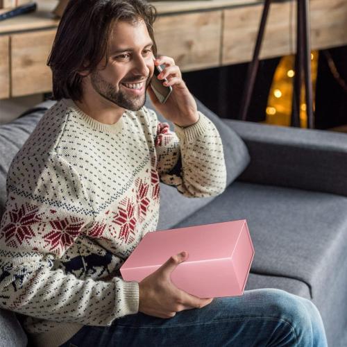 Pink Gift Box  with Magnetic Closure Lid Gift Boxe for Presents,Bridesmaid Gifts Boxes,Cute Box,Birthday Gift box,Luxury for Gift Packaging, Magnetic Gift Boxe for Wrapping Gifts (Pink) 3 PCs (See The Pictures For The Size)