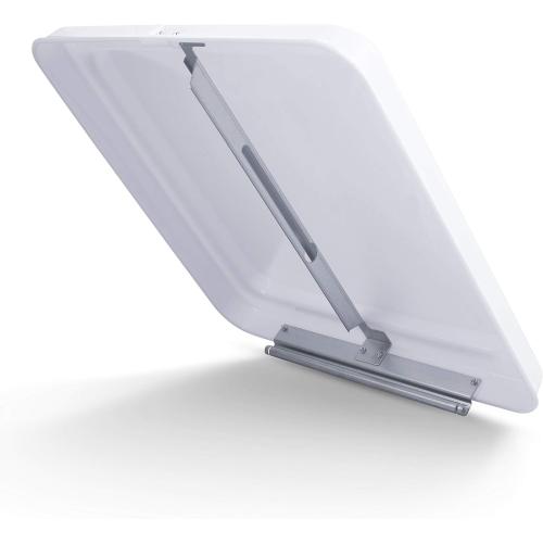 Camp'N 14 Inch Universal RV Roof Vent for Trailer, Camper, Motorhome - RV Vent Covers for Roof - OEM Lid Replacement (14 x 14 White 1-Pack)