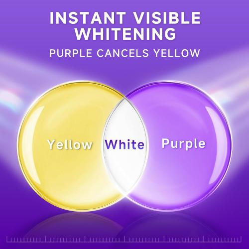 SAKYPRORAL Purple Toothpaste for Ultra Teeth Whitening, Peroxide Free & Fluoride Free, Enamel-Safe for Sensitive Teeth, Instant Brightening, 24-Hour Stain Defense, Fresh Mint, 1 Pack, 3.88 oz