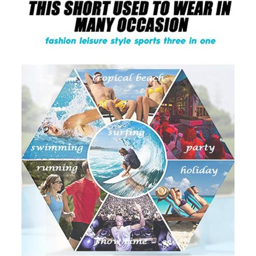 COOFANDY Mens Swim Trunks Swimwear Bathing Suit Swim Brief Square Leg Board Short S-3XL