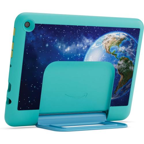 Amazon Fire HD 8 Kids Pro tablet (newest model), ages 6-12. Bright 8 HD screen, includes ad-free content, parental controls, 13-hr battery, slim case for older kids, 32GB, Discovery
