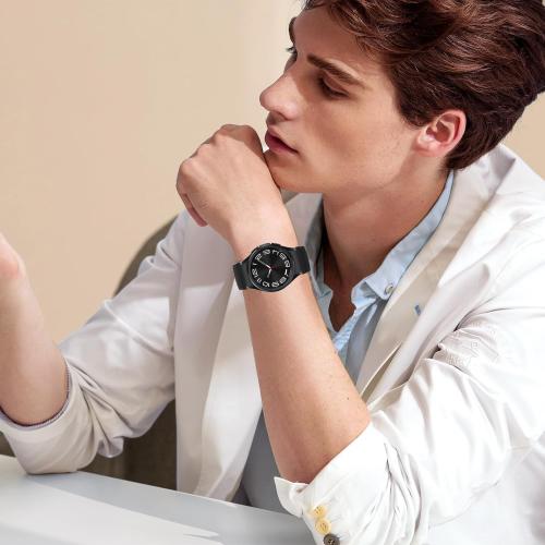 One Click Braided Bands for Samsung Galaxy Watch 7 6 5 4 Band 40mm 44mm/Watch 6 4 Classic 47mm 43mm 46mm 42mm/Watch 5 Pro 45mm,No Gap Stretchy Elastic Fabric Nylon Strap for Samsung Watch 4 5 6 7 FE