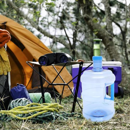 2PACK..Size 3.78L......Large Capacity Outdoor Water Jug Portable Pc Water Container for Camping Heavy-duty Thickened Bucket with Strong Handle for Fresh Saltwater Transparent Design for Easy Monitoring