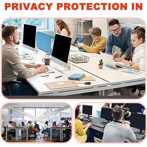 J J-Dream [2 Pack] 22 Inch Privacy Screen for Computer Monitor Blue Light Screen Protector Anti Glare Anti-Scratch Monitor Privacy Shield Screen 22 Inch 16:10 Aspect Ratio