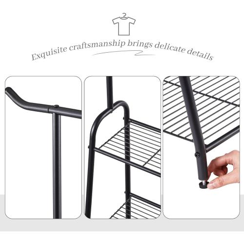 Plant Stand Indoor Outdoor,Metal Plant Stands for Multiple Plants,3 Tier Tall Hanging Plant Shelf,Large Heavy Duty Flower Holder Ladder Plant for Living Room, Patio, Balcony (Black)