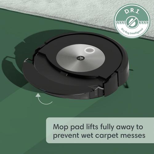iRobot Roomba Combo j7  Self-Emptying Robot Vacuum & Mop - Automatically Vacuums and Mops, Fully Retractable Mop pad, Identifies & Avoids Obstacles, Smart Mapping, Works with Alexa, Ideal for Pets