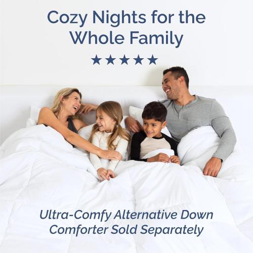 King Size 4 Piece Sheet Set - Comfy Breathable & Cooling Sheets - White