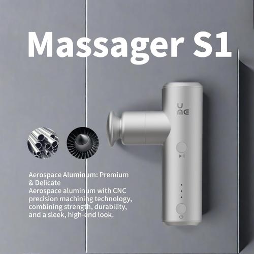 S1 Mini Massage Gun, Percussion Massage Gun Deep Tissue for Body Muscle Relaxation, Handheld Massage Gun for Women, Portable Massage Gun for Gym Office Travel with 4Hour Battery