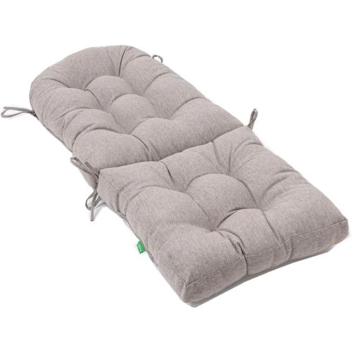 Adirondack Chair Cushion, High Back Patio Outdoor Seat Chair Cushion 49x20in -Tan/Taupe