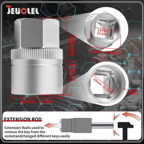22PCS Wheel Locking Nut Key Kit Compatible with BMW Series