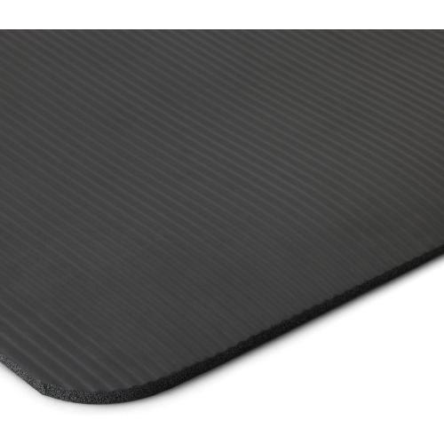 Amazon Basics 1/2 Inch Extra Thick Exercise Yoga Mat with Carrying Strap, Cushioned Support, for Fitness and Gym Workouts