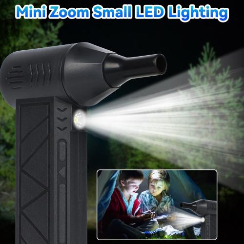 Snow Whiz Turbo Blower,2026 Upgrade Snow Blower,Snowwhiz Turbo Blower with Led,3 Gear Adjustable Super Power Turbo Breeze Electric Blow,Mini Turbos Snow Blower for Car for Car,Home,Keyboard,Computer