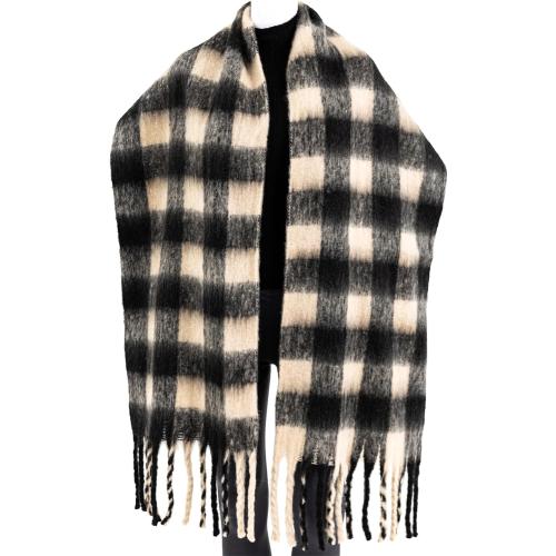 Winter Women Chunky Scarf Warm Blanket Big Thick Large Oversized Wrap Colorful Long Solid Scarves