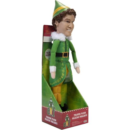 Jakks Holiday Elf Buddy The Elf Talking Plush with 15 Phrases Approximately 12-Inches in Height