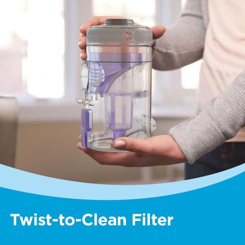 Purple BLACK DECKER Pet Hair Vacuum, Cordless Vacuum Cleaner Pet Hair, Up to 55 Minutes of Runtime, Interchangeable Floorhead, Maximum Suction, Multi-Surface, Light Weight, Powerseries Extreme (BSV2020P)