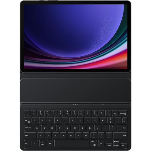 Samsung Galaxy Tab S9 FE Book Cover Keyboard Slim, Tablet Protector Case, Thin and Lightweight Design, Magnetic Back, PC-Like Experience, Wireless Keyboard Sharing, US Version, Black