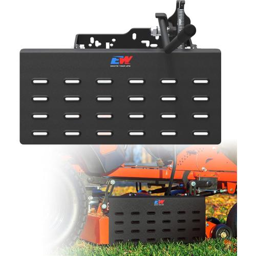 ELITEWILL Mower Chute Blocker for Zero Turn Mowers, Quick Flip Grass Flap with Handle Lever Fit for Ferris, Exmark, Gravely, Hustler, Toro, Kubota ZTR Lawn Mowers Replace OE ACS6000ULS