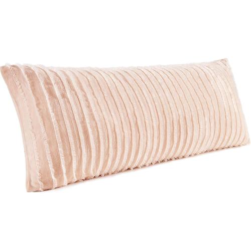 BEDELITE Body Pillow Cover with Zipper, Boho-Coral, 20x54 Inch, 1 Pack