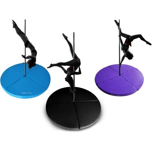 Pole Tribe Pole Dance Mats, 3.6 Thick, 5ft Wide Pole Crash Mats, Specialized Fall Safety Padding Made for Pole