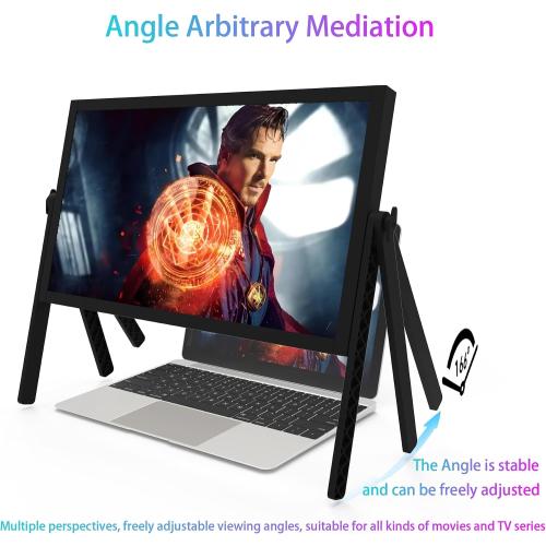 Size 21 inch Screen Magnifier for Laptop ，3D HD Screen Expanders for Movies, Videos, and Gaming, Screen Magnifier with Adjustable Angle Design Amplifier Desktop Magnifying for Seniors Reading (Black)