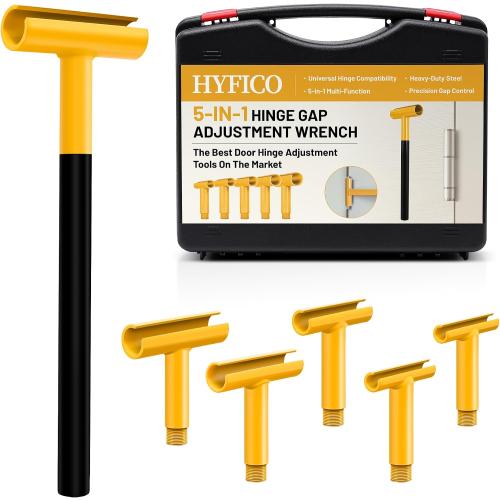 Upgraded Hinge Gap Adjusting Wrench for Residential and Commercial, Door Hinge Adjustment Tool for Door Quick and Efficient Solutions, User-Friendly Adjustments Tools